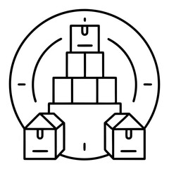 Vector icon illustration set design of a house with reflection