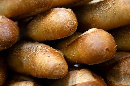 Stack of Fresh Baked Bread