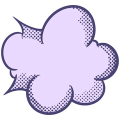 Comic bubbles element decoration  Illustration 