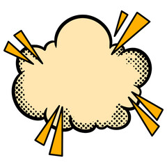 Comic bubbles element decoration  Illustration 