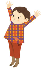 男の子のイラスト