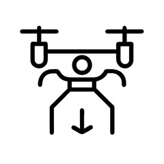 Drone Launch Takeoff Aerial Flight Technology icon set – Drone, Launch, Takeoff, Aerial, Flight, Technology, Navigation