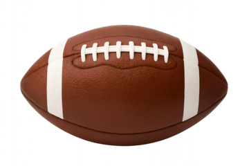 American Football on clear Background