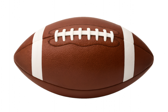 American Football on clear Background