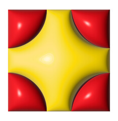 Vector illustration of an abstract red background with gold stars and a Jamaican flag symbol icon design set