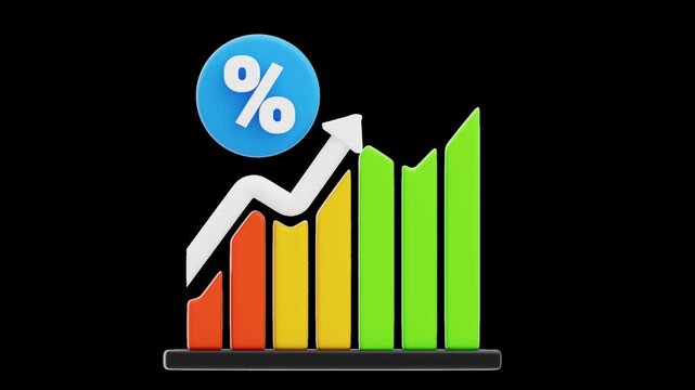 3D Animation of Growth Rate | Alpha Channel
