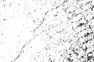 Black and White Grunge Distressed Texture Overlay with Cracks and Scratches