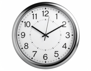 Antique Wooden Wall Clock with Roman Numerals