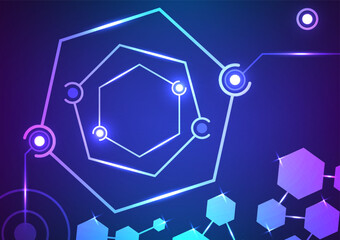 Digital technology circuit background. Business and electronic computer data concept. Design for futuristic network system.