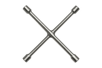 Lug wrench for car wheel repair, changing tire, vehicle maintenance, automotive service, and roadside assistance