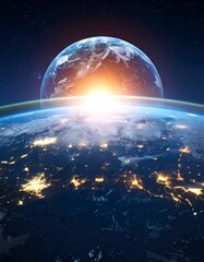 Earthrise - A Stunning View of Our Planet from Space.