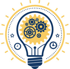 Abstract education logo design with students and graduation cap vector template for university and school branding