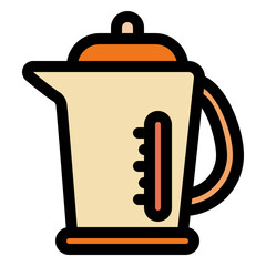 Electric kettle icon