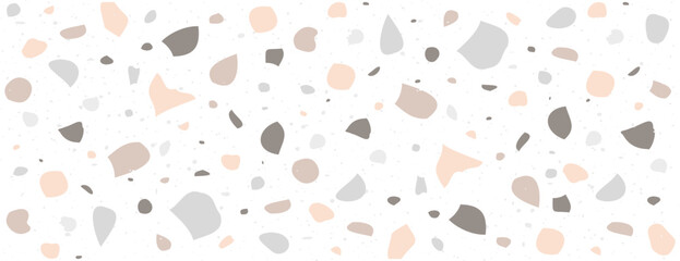 Speckle Terrazzo background. Abstract pattern with colorful stone. Marble floor texture. Classic paving design. Modern vector illustration. Vintage vector illustration.
