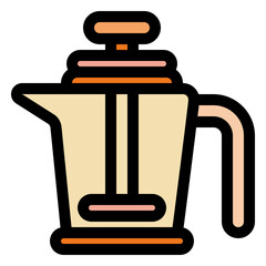 Obraz premium French press icon
