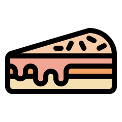 Cake slice icon