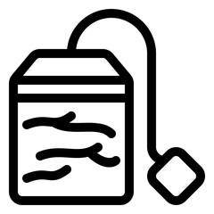 Tea bag icon