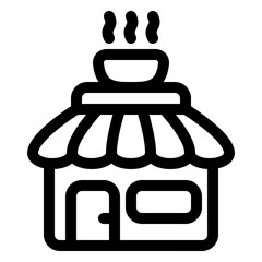 Tea shop icon
