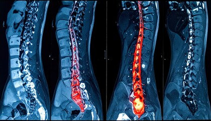 Spinal MRI Scans - Visualizing the Human Spine and Potential Issues.
