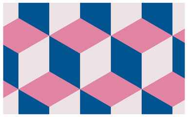 ポップでかわいい立方体背景素材