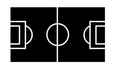 football field icon isolated on white background