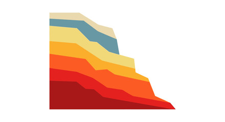 Earth layers suitable for geology, geography, science, education, and environmental concepts. Perfect for textbooks, presentations, and websites.