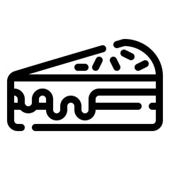 Cake slice icon
