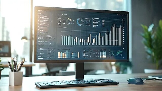 Realistic Commercial Infographics with Minimalist Design.
