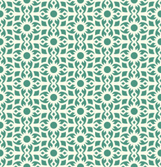 Fototapeta premium Verdant Lattice Ornament: Stylish Seamless Pattern Design for Wallpapers and Textiles