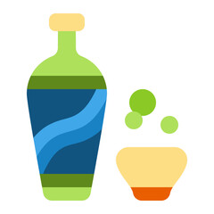 Sparkling water icon