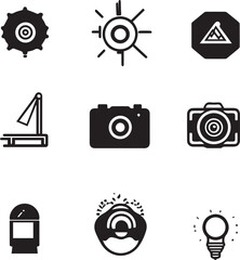 Modern creative logo icons collection with minimal and abstract designs
