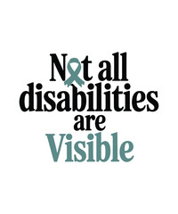 Disabilities Awareness Day Vector Design, Inclusion and Diversity Illustration | Autism Equality Support Graphic, Empowerment for All Accessibility Awareness Art, Inspirational Disability Pride Poster