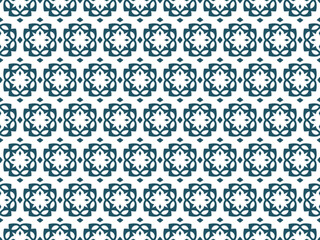 Geometric Tile Repetition Ornament Seamless Surface Pattern for Decorative Wrapping Textile