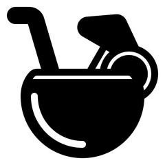 Coconut drink icon