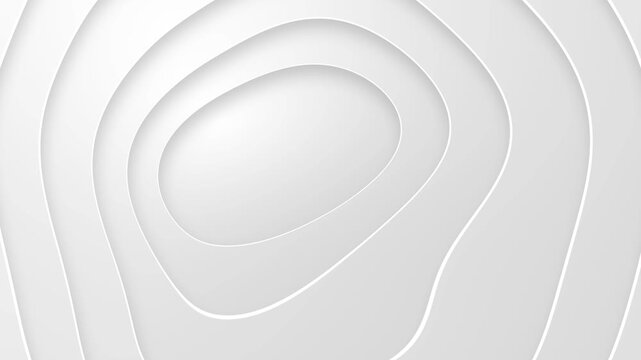 white background abstract wave shape paper cut animation  - Powered by Adobe