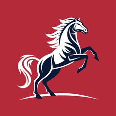 Horse head mascot, Elegant horse logo icons. Royal stallion symbol design. Equine stables sign. Equestrian brand emblems. Vector illustration.	