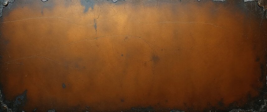 Old cracked bronze metal surface showing decay and oxidation