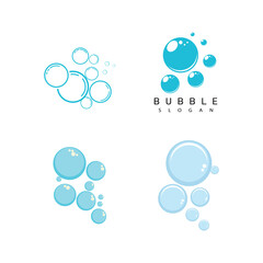 Bubble water logo and symbol design