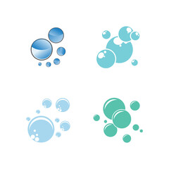 Bubble water logo and symbol design
