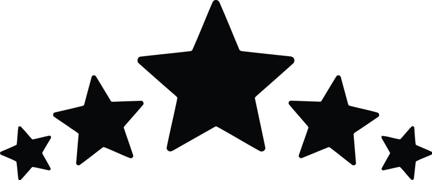 star3.eps"Black Star Icon – Solid Five-Pointed Shape, Simple Minimal Symbol Vector"