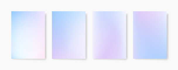 Fototapeta premium Blurred color gradient background, abstract blue grain gradation texture, vector soft purple texture blur abstract background