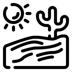 Desert icon