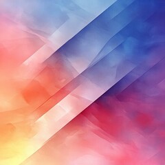 Abstract Pastel Geometric Background Design