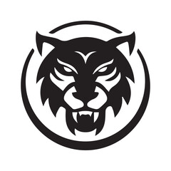 Fierce Tiger Logo Design Vector