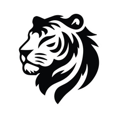 Majestic Tiger Logo Design Vector