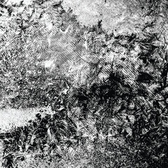 Black and white grungy abstract background. Grungy frame. Vector illustration
