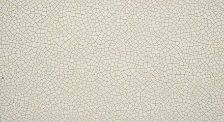 Fragile Beige Crackle Glaze Ceramic Texture Background Patterns Close-up Wall Surface