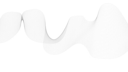 Abstract wave element for design. Digital frequency track equalizer. Stylized line art background. Vector illustration. 