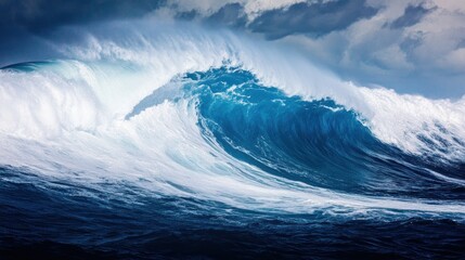 Powerful ocean wave (2)