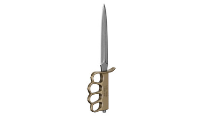 3d rendering knuckle knife